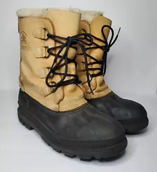 Kamik Winter Snow Boots Brown Furr Womens Size 7.   Womens size 7 Please view all photos provided