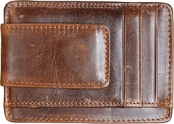 This minimalist slim wallet with 6 card slots, 1 side pocket for cash and cards, 1 window pocket for photos or ID cards...
