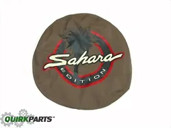 1997-2006 Jeep Wrangler-. Genuine Jeep Part Number: 82208685. THIS OEM FACTORY NEW TIRE COVER IS A DIRECT FIT FOR THE...