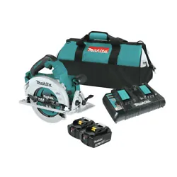 Makita 18V X2 (36V) LXT Brushless Lithium-Ion 7-1/4 in. Cordless Circular Saw Kit with 2 Batteries (5 Ah). (2) 18V LXT...