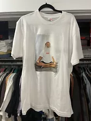 SUPREME RICK RUBIN TEE- WHITE SIZE LARGE FW21 (IN HAND) AUTHENTIC. Shipped with USPS Ground Advantage.