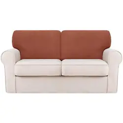 Hokway Sofa Backrest Cushion Cover, Stretchable Sofa Back Slipcovers, Small Checks Jacquard Fabric Sofa Seat Covers,...