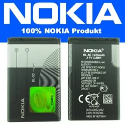 BATTERIE Nokia BL-5C. 1 x Nokia BL-5C Batterie. Envoi rapide. Autres objets. Vendu en sachet polybag (Pas de blister)....
