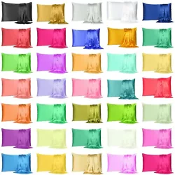 1 Pcs Pillowcase. Closure: Envelop Closure. Made by premium satin silk, smooth surface, give you a gentle soft touch....