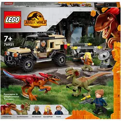 Un véhicule tout-terrain et 2 dinosaures – Les enfants partent à l’aventure avec le set Le transport du...