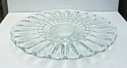 Sale is for a jumbo sized footed cake plate by Indiana Glass, pattern #1007. 25 SEP - SS - 0/2.