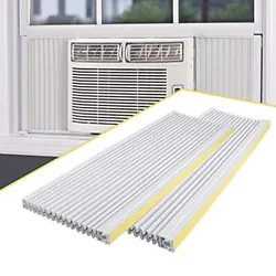 【 ✅ High Quality Material】- Upgraded double layers design,window air conditioner side panel provides excellent...