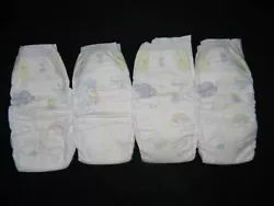 4 sample Pampers Swaddlers Size 8 over 46+Lbs.