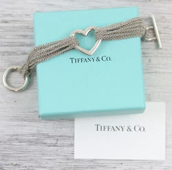 Tiffany & Co. BEAUTIFUL TIFFANY & CO MULTI CHAIN HEART TOGGLE BRACELET. INCLUDES THE BOX. FINEST QUALITY. JUST PART OF...