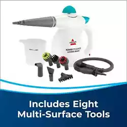 Includes cleaning tools and accessories to clean a variety of surfaces. Clean Tank Capacity: 6.6 oz. Carry Handle: Yes....