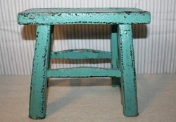 Was this a milking stool?. Was this a foot stool?. The history of this ADORABLE little stool is unknown. Antique stool...