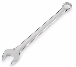 Combination Wrench. To reduce the working swing arc in tight spaces, the open end is angled 15 degrees so the wrench...