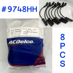 Manufacturer Part Number: 9748HH. Other Part Number: 748GG 9748EE 9748GG 9748HH XS10388. 8x Spark Plug Wire. GMC SIERRA...