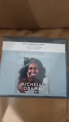 Becoming Michelle Obama Audiobook. Library Copy