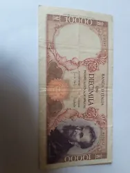 billetS DE 10000 lires anne 1962 billet ayant VOYAGER