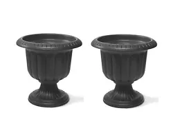 These classic-style planters blend perfectly into any season’s decor. These lightweight, sturdy planters are made...