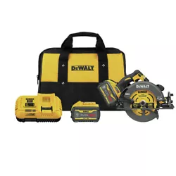 Model DCS578X2. Dewalt FLEXVOLT 60V MAX Brushless Lithium-Ion 7-1/4 in. Cordless Circular Saw Kit with Brake and (2) 9...