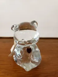Up for sale is a Fenton Art Glass Bear/July Birthstone. The piece is in excellent overall condition with minor signs of...