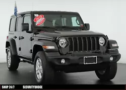 This Certified 2020 Wrangler Unlimited Sport 4x4 comes well equipped with, Convenience Group, Cold Weather Group, black...
