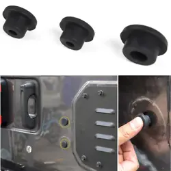 3PCS Black Tailgate Rubber Plugs for Jeep Wrangler JK JL 2007-2023 Accessories. Fits For Jeep Wrangler JK JL 2007-2023....