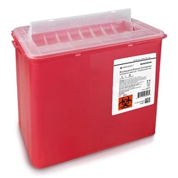 Made of OSHA-compliant, puncture-resistant plastic, McKessons biohazardous sharps container meets or exceeds industry...