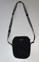 Supreme Shoulder Bag SS18 Spring Summer 2018 Black OS Cordura 100% Authentic NEW. Condition is New with tags. Shipped...
