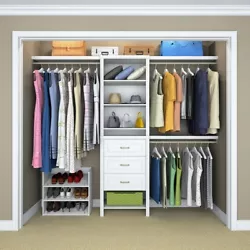 ClosetMaid Impressions 25 in. W. White Standard Closet Kit The ClosetMaid Impressions Closet Kit helps increase the...