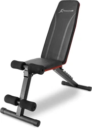 Work your abs, upper and lower body with the multipurpose workout utility bench. 100% FOLDING DESIGN - Open the bench...