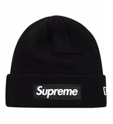 brand new Supremex New Era Box Logo knitted beanie