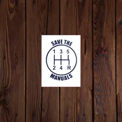 Save the Manuals Vinyl Sticker. High Quality Oracle 651 Vinyl. Stickers have no background; any open space will show...