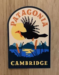 Authentic Patagonia Stores Cambridge, Massachusetts sticker!Sticker measurements: 2.5” x 3.5”Please reach out with...