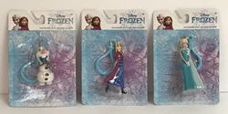 NEW 3 Disney FROZEN OLAF, ELSA & ANNA Bag/Backpack Plastic Clip 3” Figures. Condition is New. Please see pictures...