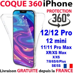COQUE PROTECTION 360 INTÉGRALE. iPhone 12 Pro Max. 360 full case for iPhone TPU. iPhone 11 Pro Max. iPhone 12 Pro....