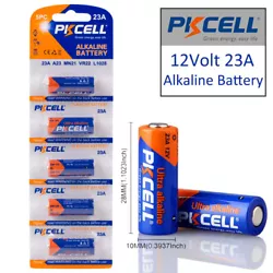 Model : 23A 12V Alkaline Battery. Jacket: Aluminium Foil 23A battery. Chemistry: Alkaline MO2.