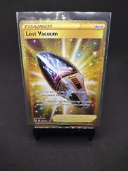Lost Vacuum 217/196 Gold Secret Rare Trainer Lost Origin Pokémon Card TCG NM.