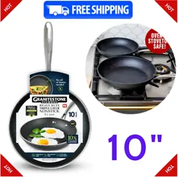 The Granite Stone Pan is the best pan you will ever use for cooking, frying and even baking. And with our 500 degrees...