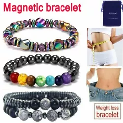 Magnetic Therapy Bracelet: adopts the magnetic therapy to help human body chemical reaction, giving you healthy blood...