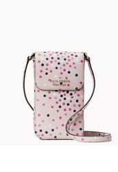 Mother’s Day is a few weeks away!!Authentic Kate Spade Staci Pink Confetti North South Crossbody. Purchased at a Kate...