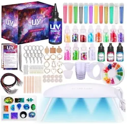 ✨【EASY FUN AND CREATIVE FOR BEGINNERS】Our Epoxy resin kit is perfect and easy to make jewellery. With instruction...
