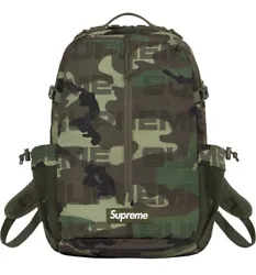 Supreme Backpack Woodland Camo FW21 (FW21B9) One Size.