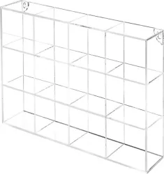 Keep disorderliness at bay with this useful and modern organizer rack. Features 12 hollow cube-shaped shelves without...
