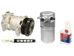 Notes: Complete A/C Kit -- With HT6 Compressor; Without Rear AC; Includes: 58950 (New Compressor), 33219 (Accumulator),...