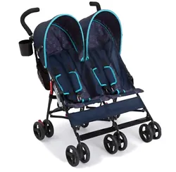 Delta Children LX Side by Side Double Stroller.