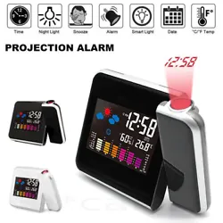 Type: Projection LCD alarm Clock. 1 x Projection Alarm Clock. Projection Angle: 180° Adjustable. Maximum/minimum...