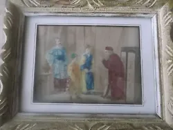 Tres jolie aquarelle chinoise non signée.
