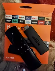 This is a used fire stick that works perfectly well. All cords and accessories are included.