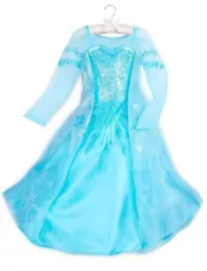 Disney Store Exclusive Frozen Princess Elsa Dress Costume 7-8 NWT Free Shipping!.