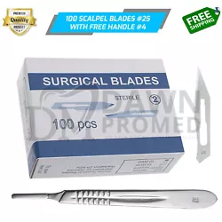 While Your Other Disposable Scalpel Blades # 25 May Be Too Dull, Not Sharp Enough, Not Sterile, Flimsy, Or Difficult To...