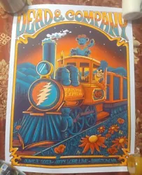 Dead and & Company Concert Tour Poster 6/3/2023 Jiffy Lube Live Bristow VA.  Bought at the show!  Will be shipped in...