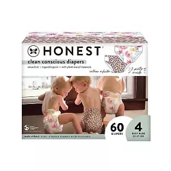 •New Honest Clean Conscious Diapers. Introducing our best diapering experience ever! Plus, a secure, comfy. Choking...